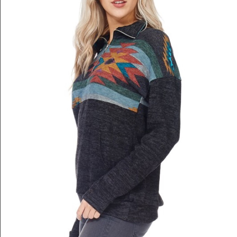 SOLD❗️Aztec HalfZip - Picture 3 of 5